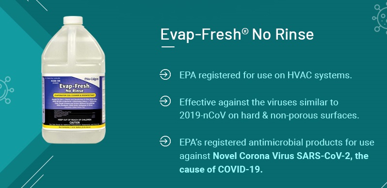 Evap-Fresh No Rinse Details info