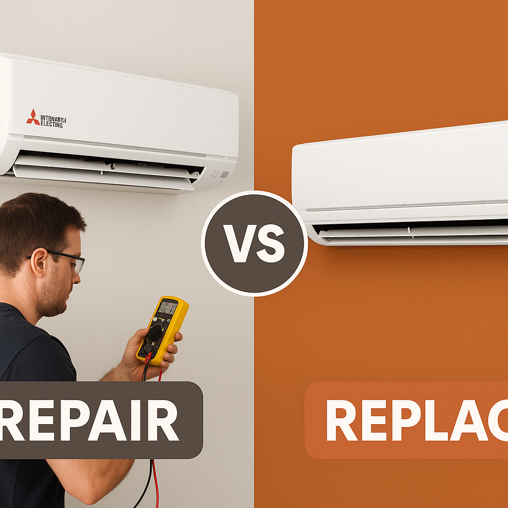 Repair vs. Replace ductless ac in New York