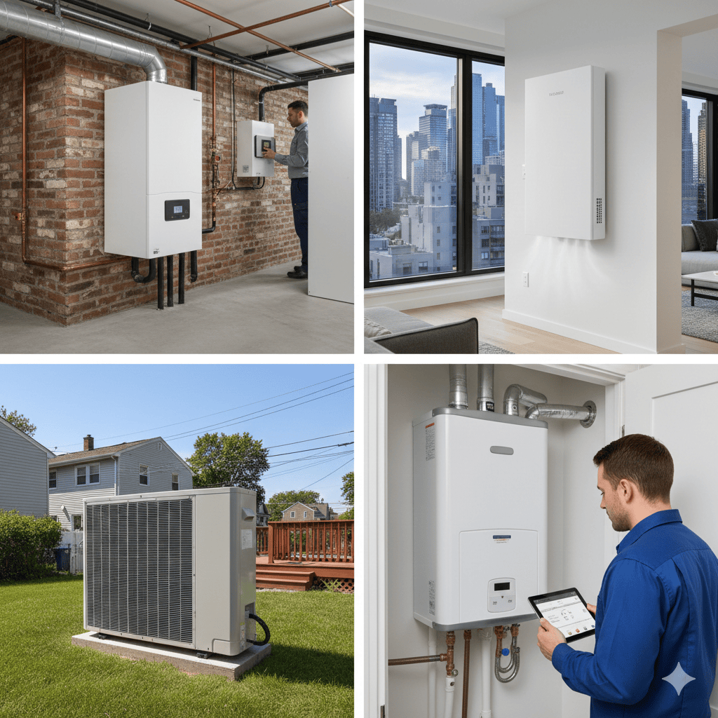 modern heating systems commonly used in NY homes