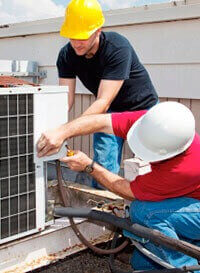 commercial HVAC servicing