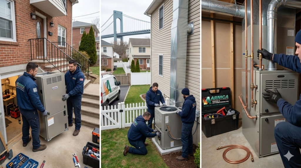 Go for a furnace installation in New York homes
