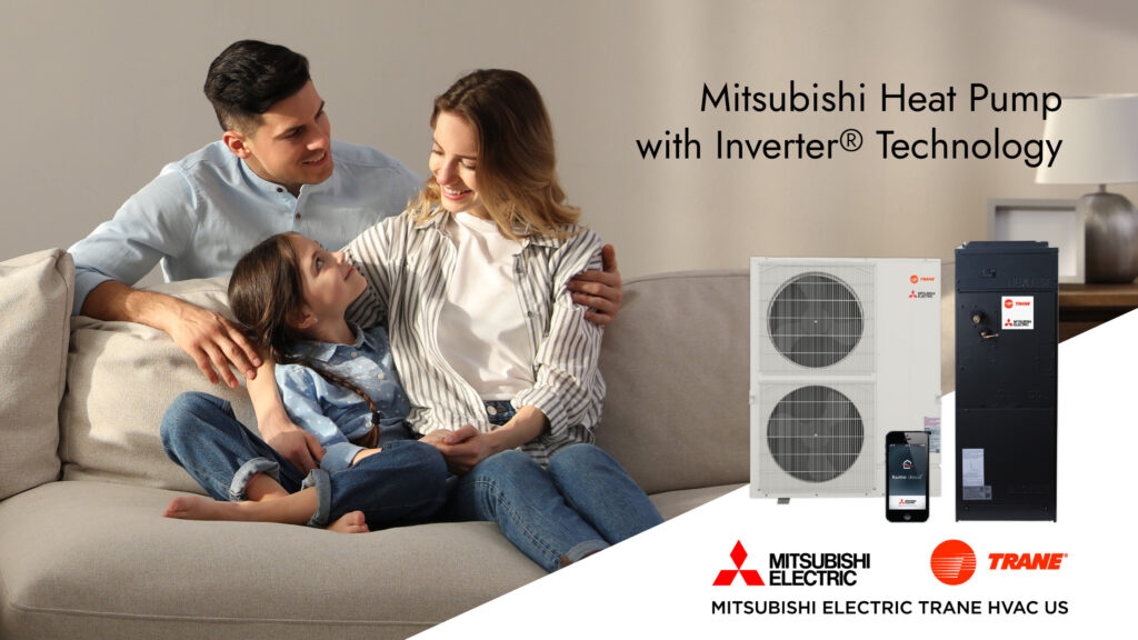 Mitsubishi Heat Pump Paired With an Air Handler