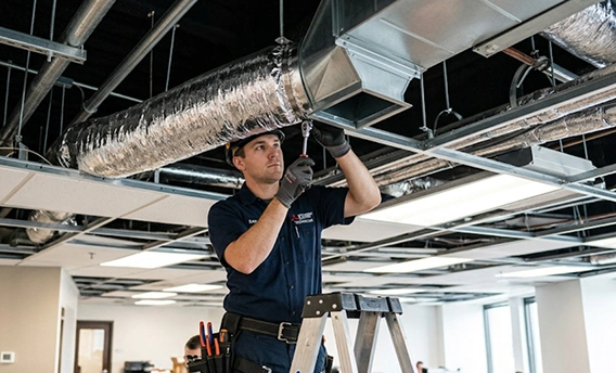 HVAC services to improve the air ducts and energy efficiency