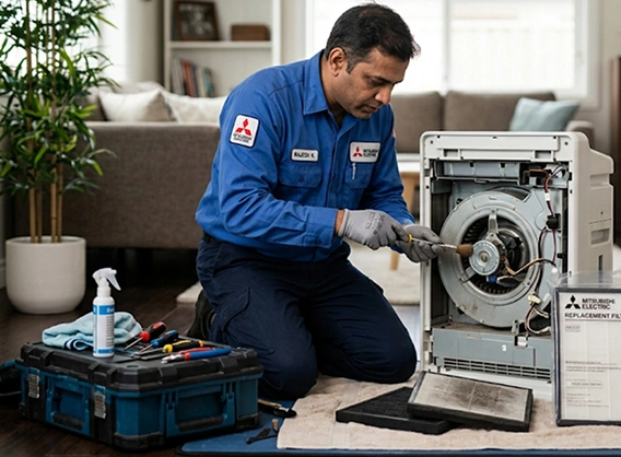 HVAC services for indoor air quality improvement